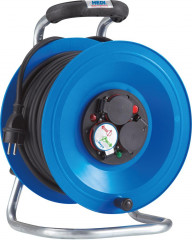 Touret en plastique, prise de type E H07RN-F 3G2,5 40m
