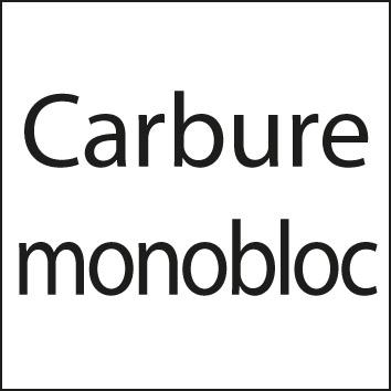 Fraise ratio longue DIN6527 carbure monobloc FIRE D4 queue HB 10mm  