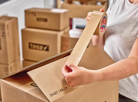 pack 60013 papier brun-15-25m:50mm tissage de fibres de verre