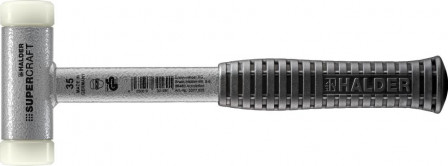 Maillet avec manche en tube d'acier anti-rebond 35mm 