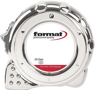 Mètre-ruban de poche chromé 5mx19mm 
