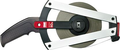 Mètre-ruban à cadre polyamide 20mx13mm début de mesure A Flextop Ergoline 