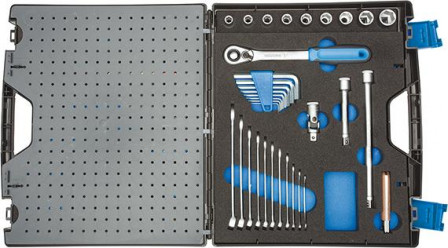 Jeu d'outils Touring Universal 49 pcs. dans une mallette