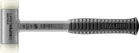 Maillet avec manche en tube d'acier anti-rebond 40mm 