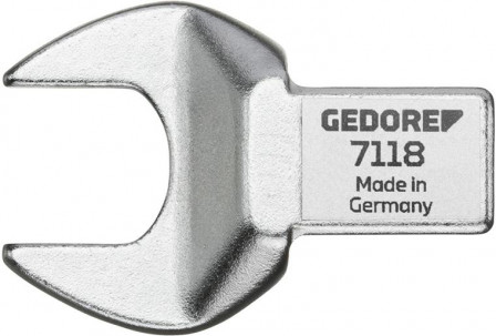 Clé plate emboîtable 13mm9x12mm carré 