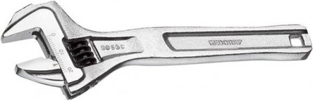 Clé plate simple réglablenickelée avec surface de frappe 305mm 