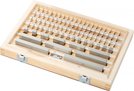 Jeu de cales étalons parallèles acier tolérance 0 87 pièces 