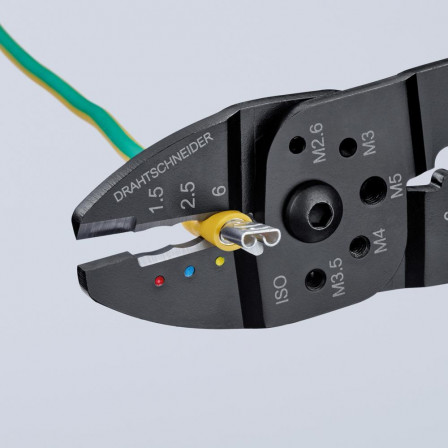 Pince a sertir noire laquee 240 mm