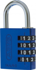 Cadenas à code 144/40 bleu Lock-Tag
