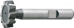 Fraise Woodruff courte DIN850 HSSCo8 TiALN type N forme D 28,5x6mm  
