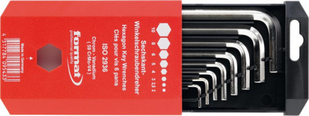Jeu de clés mâles coudéesDIN911 2-10x mm 
