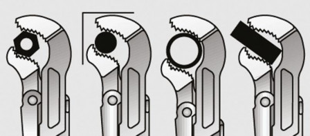 Clé serre-tube d'angle SNAP DIN5234C 1.1/2