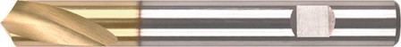 Foret à pointer NC DIN1835 HSSCo5 TiN forme B 90° queue cylindrique 10,0mm 