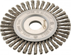Brosse circulaire acier torsadée 115x6x mm 