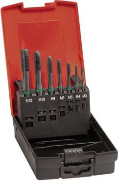 Jeu de tarauds machine DIN371 HSSE type UNI type UNI forme B M3-M12