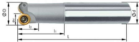 Fraise D2 arrosage central D15/ 108mm pour type RD