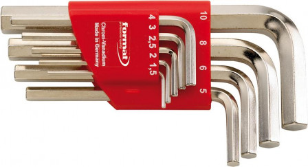 Support pour clés mâles coudées 1,5-10x mm 9 pièces 