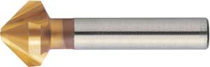 Fraise conique DIN335 HSSTiN FORME C queue cylind rique 90° 5,8mm 