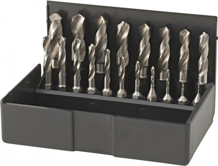 Jeu de forets hélicoïdauxtype embout HSS 1-10mm 1 9 pièces 