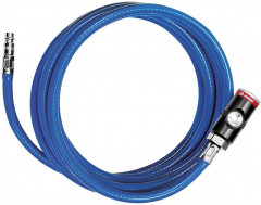 Kit tuyau flexible avec coupleur à bouton-poussoir9x2,75mm 10m bleu 