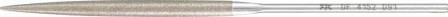Lime aiguille diamant demi-ronde 140mm 