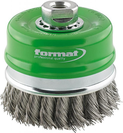 Brosse-pinceau inox M14 torsadée 80x0,5mm 