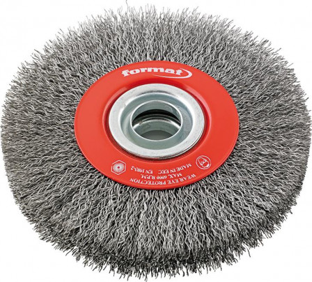 Brosse circulaire acier 200x30mm 