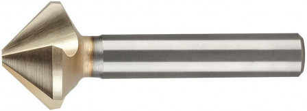 Fraise conique à pas variable HSS TiZrN 90° 6mm  