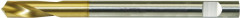 Foret à pointer NC long DIN1835 HSSCo5 TiN forme B 120° queue cylindrique 10,0mm  
