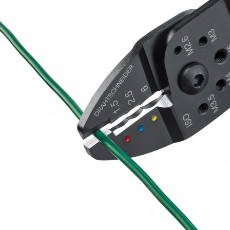 Pince à sertir 9722240 pour cosses de câbles isolées 0,75-6mm2
