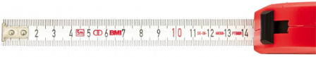 Mètre-ruban de poche 5mx16mm blanc 