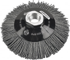 Brosse conique nylon abrasif 100x20mm 