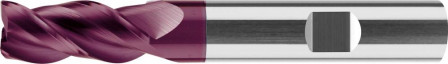 Fraise HPC longue carburemonobloc TiALN type UNI D3 chanfrein 35-38° 10,0mm 