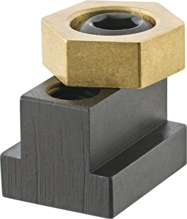 Crampon de bridage à vis excentrique pour plateau machine rainure en T 10