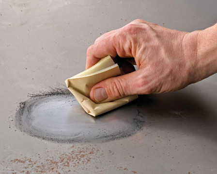 Tampon abrasif 115x125mm G80 rouleau 25m 