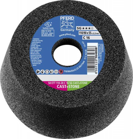 Meule boisseau 20C16QSG 110x55mm 