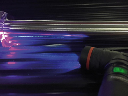 Lampe de poche sur batterie LED UV 