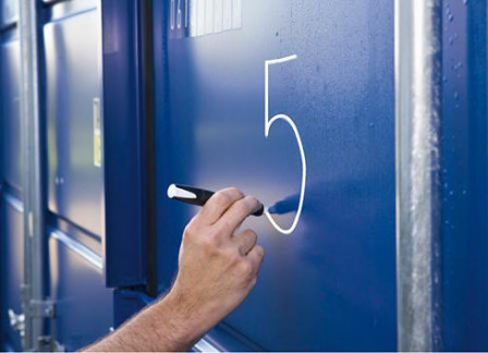 Marqueur permanent VISOR industriel bleu 