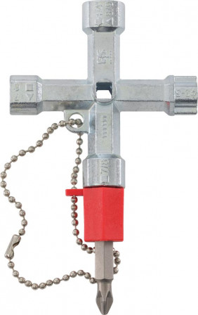 Clé d'armoire de distribution Doublehead Key 