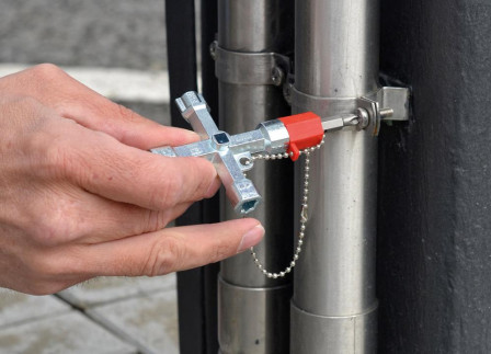 Clé d'armoire de distribution Doublehead Key 