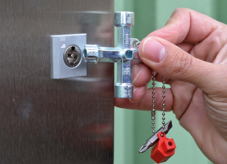 Clé d'armoire de distribution Doublehead Key 