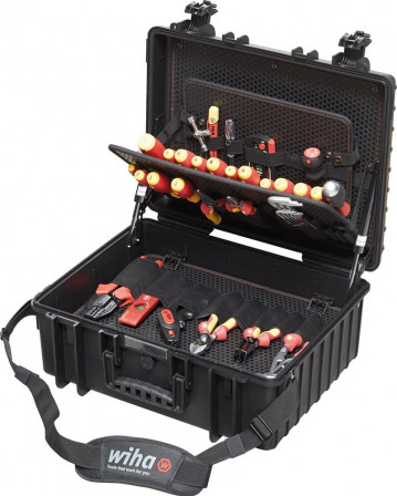 Jeu d'outils XL Électricien 80 pcs. dans une mallette 