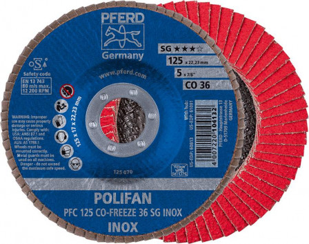 Disque à lamelles COFREEZE bombé 125mm K36 