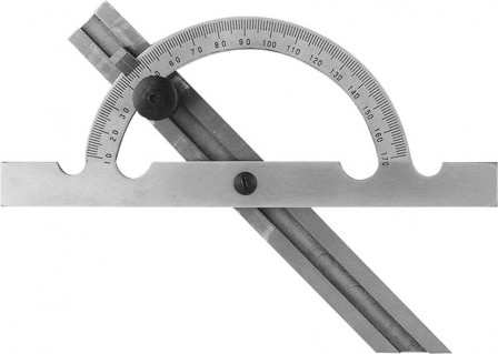 Rapporteur d'angle avec glissière 100/150mm 