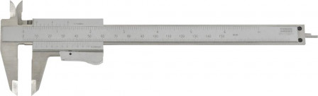 Pied à coulisse de poche avec blocage instantané et lecture sans parallaxe 150mm 