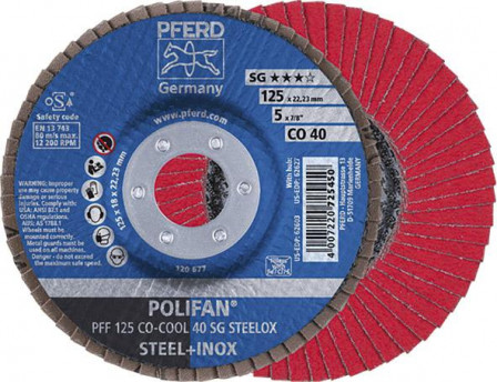 Disque à lamelles SGP-COOL droit 125mm CO40 