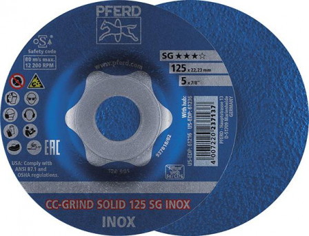 Meule CC-Grind Solid INOX125mm 