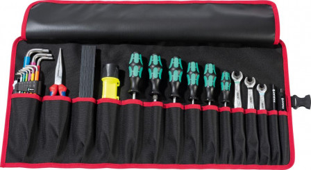 Trousse à outils à enrouler 670x330mm 15 compartiments 