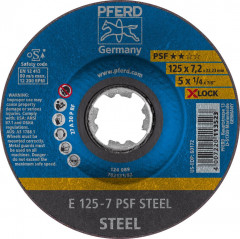 Meule d'ébarbage PSF X-LOCK STEEL 125x7mm 