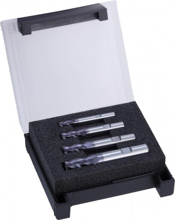 Jeu de fraises d'ébauchesHPC TiALN type UNI D3 6/ 8/10/12mm 